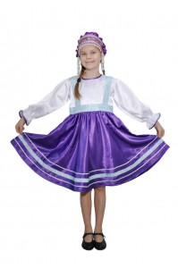 Платье «Сияна» фиолетовое