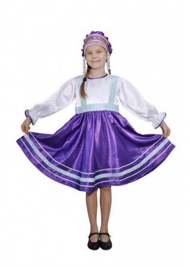 Платье «Сияна» фиолетовое