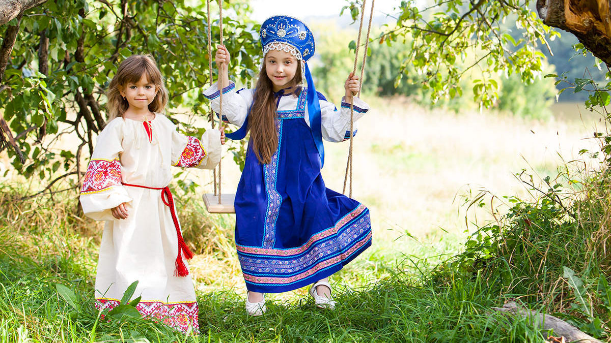 Русский народный костюм на ребенка